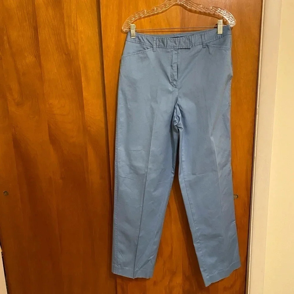 Crazy Horse Liz Claiborne Women’s Dress Pants Size 10 Blue Pleated Slacks